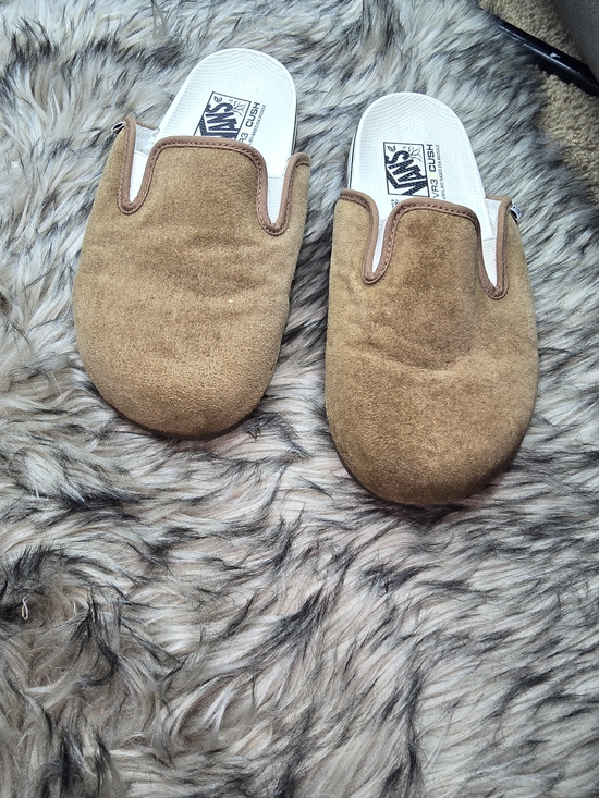 Vans Suede Slip-On Mule Slides in Camel main image 7